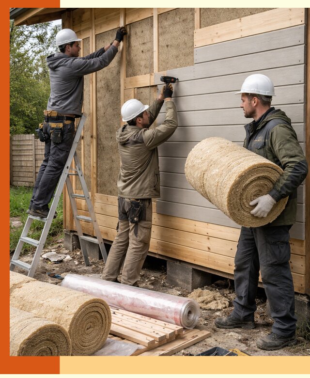 Утепление бани снаружи в Урюпинске профессионально и надежно