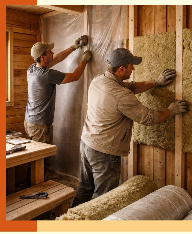 Утепление бани изнутри в Урюпинске качественно и недорого